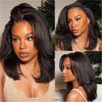 Perruque Lisse Synthétique Lace Front Carré