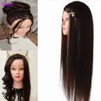 Tête d’Entraînement Coiffure Cheveux Humains