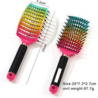 Brosse Démêlante Antistatique Cheveux Bouclés