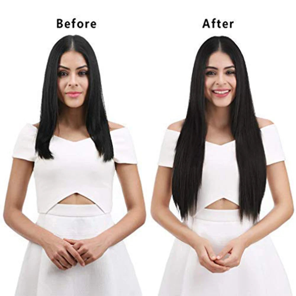 Extensions Longues Lisses 7 Pièces Clips