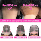Perruque Ondulée Lace Front Brésilienne HD