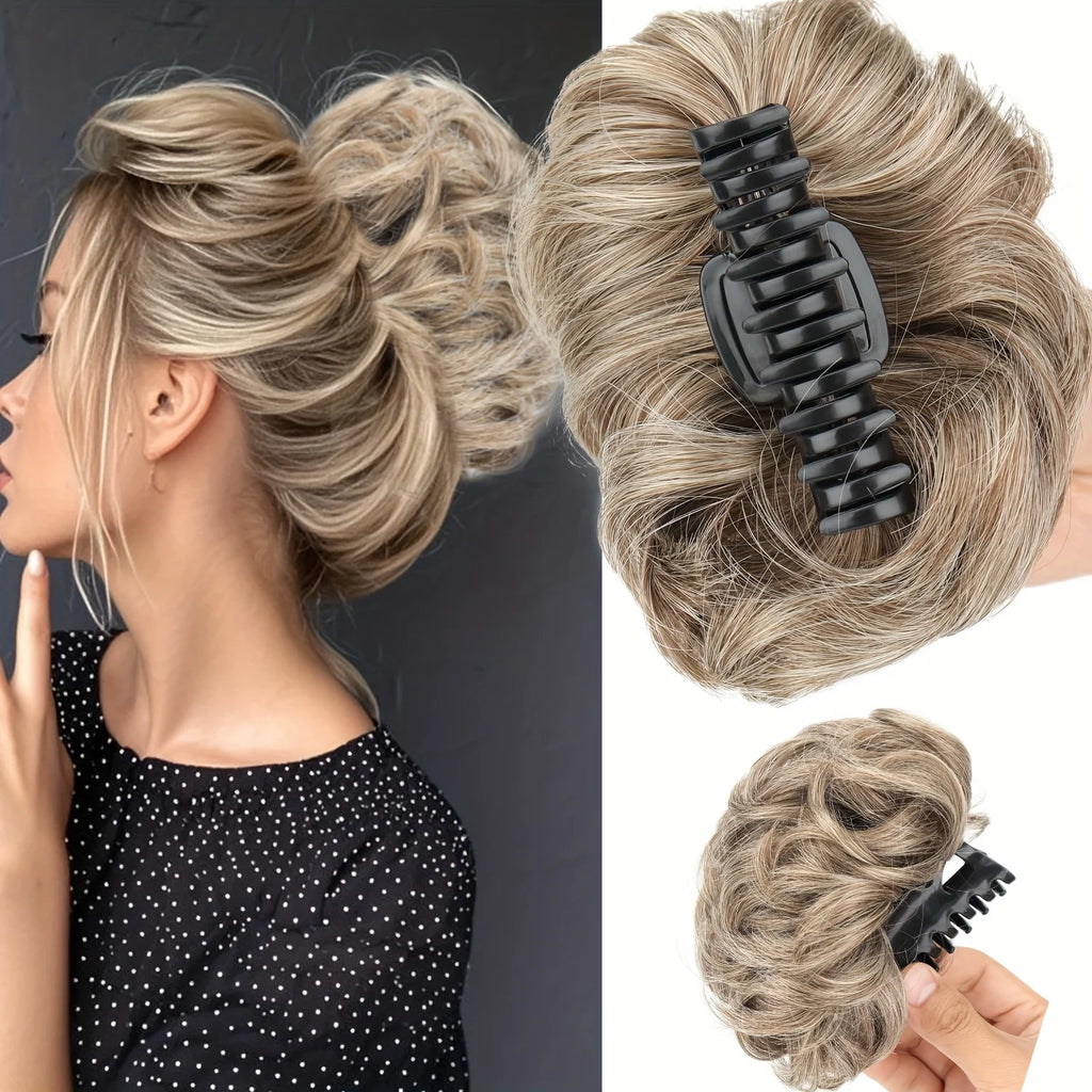 Chignon Bouclé Synthétique Pince Crabe