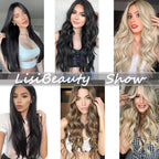 Extensions Clip 7 Pièces Lisses Noires