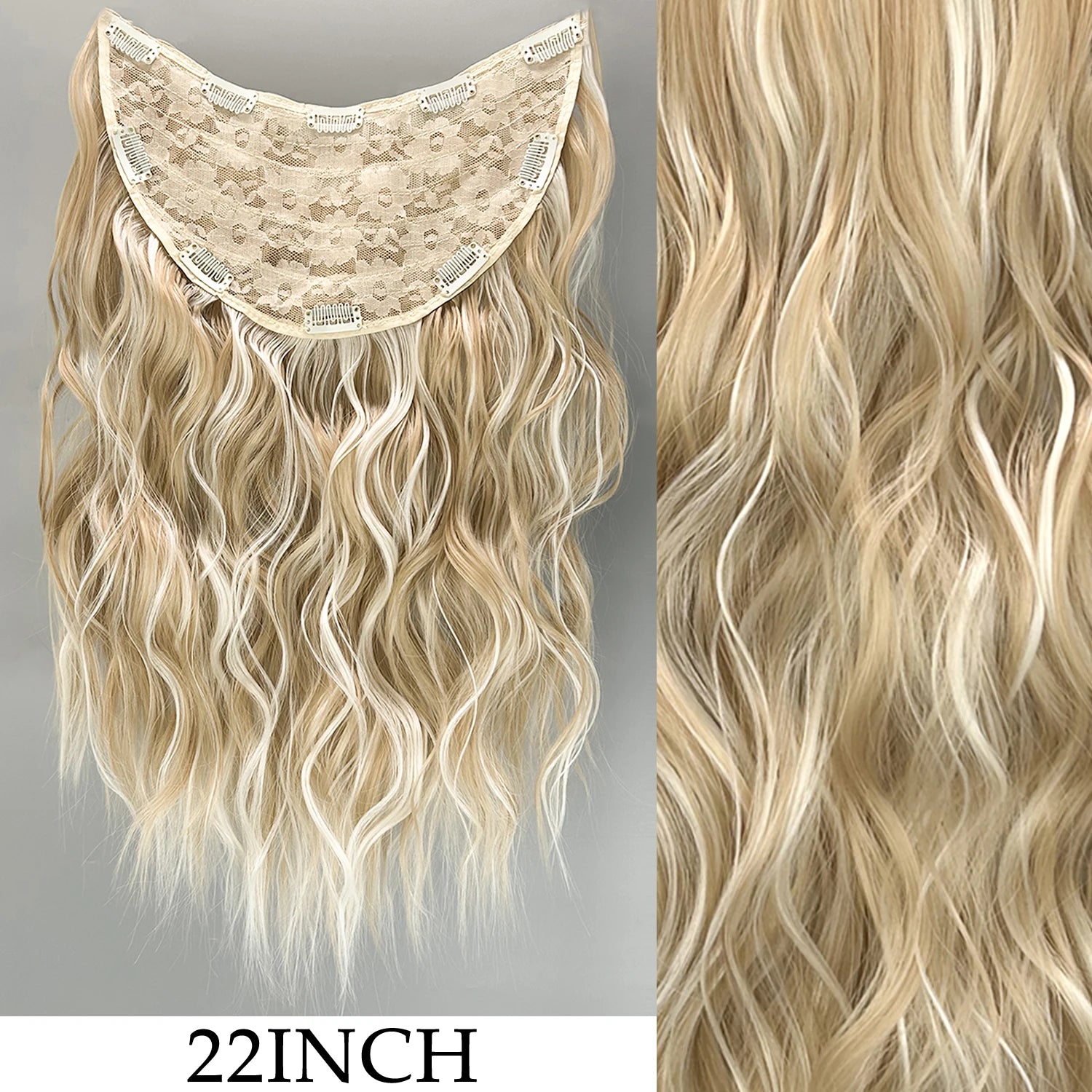 Extensions Clip 7 Pièces Lisses Noires