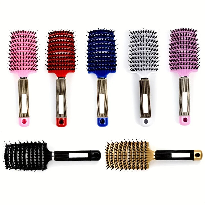 Brosse Démêlante Antistatique Cheveux Bouclés