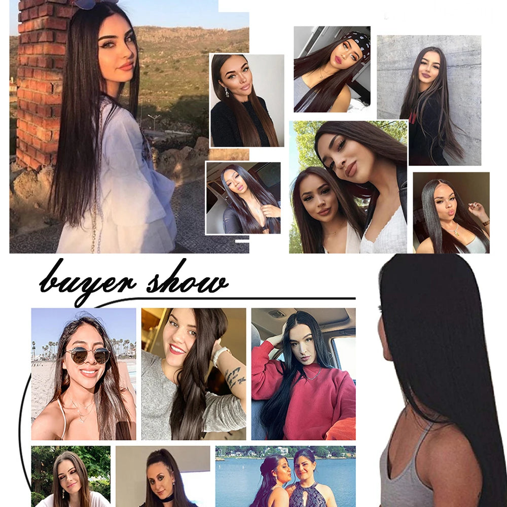 Extensions Longues Lisses 7 Pièces Clips