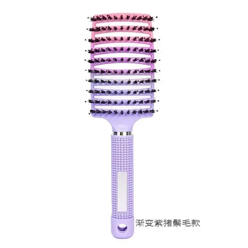 Brosse Démêlante Antistatique Cheveux Bouclés