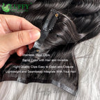 Extensions Cheveux Lisses Naturels Clip In