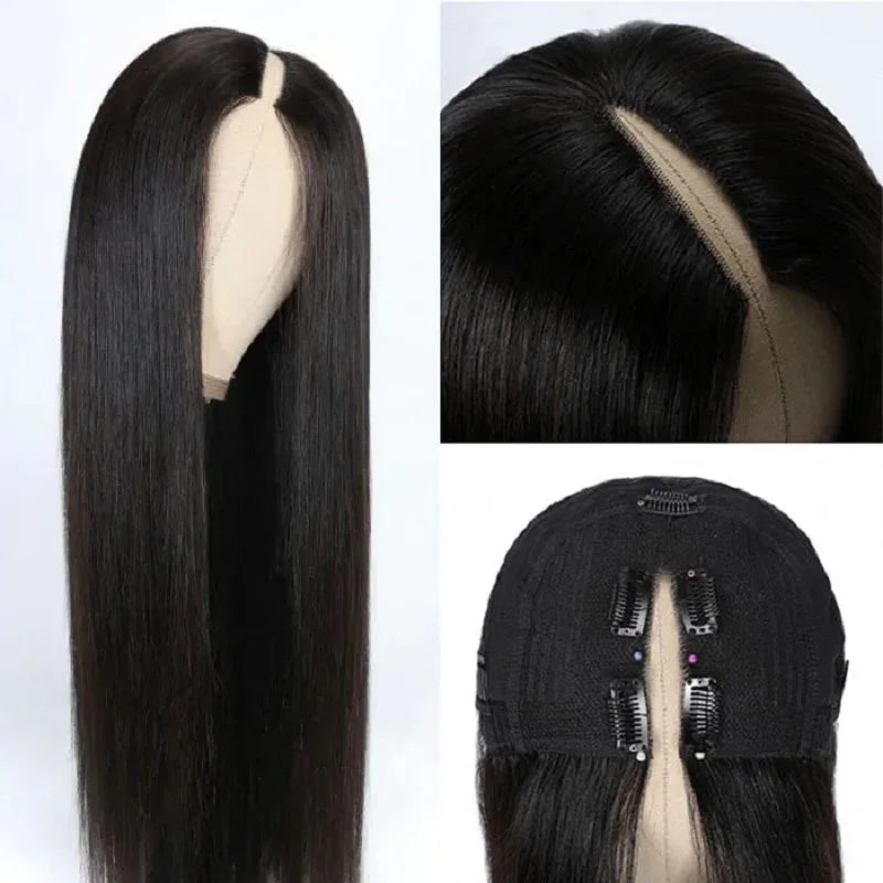 Perruque V Part Lisse 250% Densité (