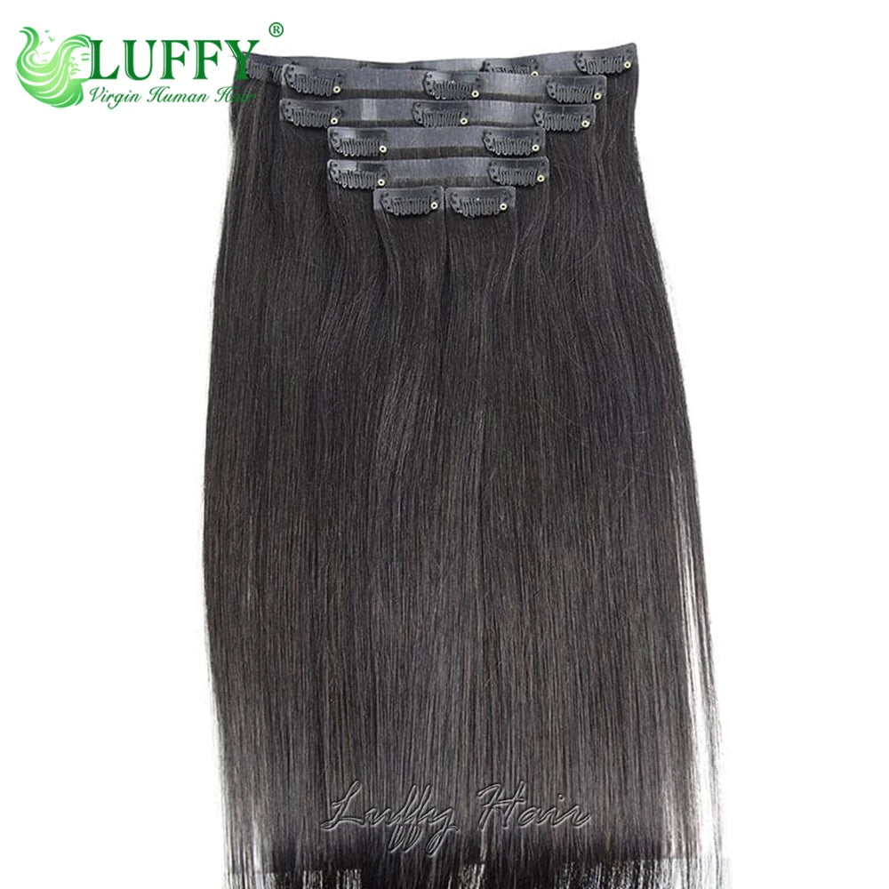 Extensions Cheveux Lisses Naturels Clip In