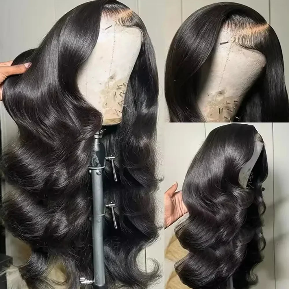 Perruque Ondulée Lace Front Brésilienne HD