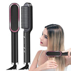 Peigne Lisseur Boucleur Chauffant Rapide