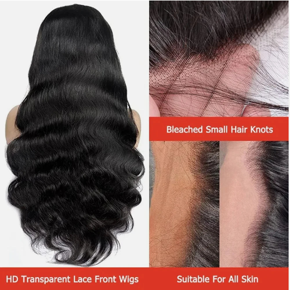 Perruque Body Wave 360 Lace Invisible