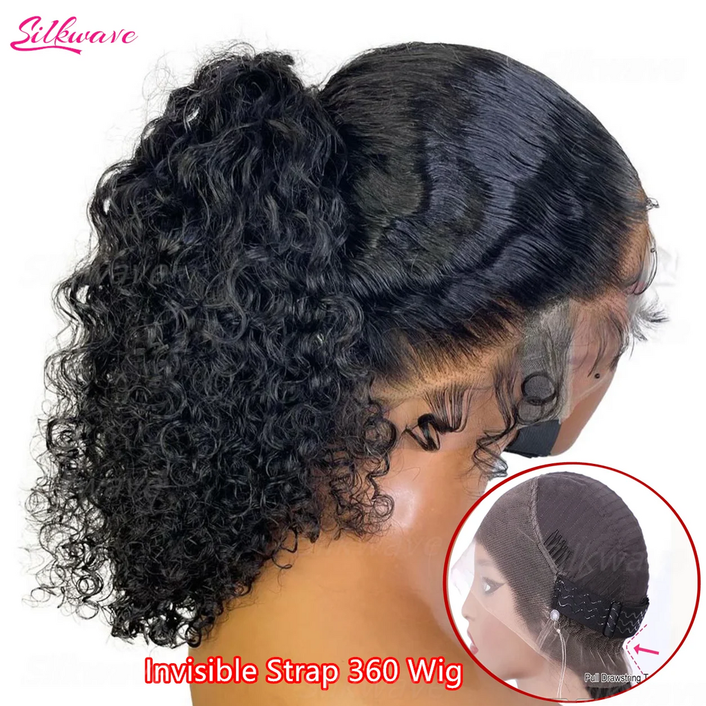 Perruque Bouclée 360 Lace HD invisible