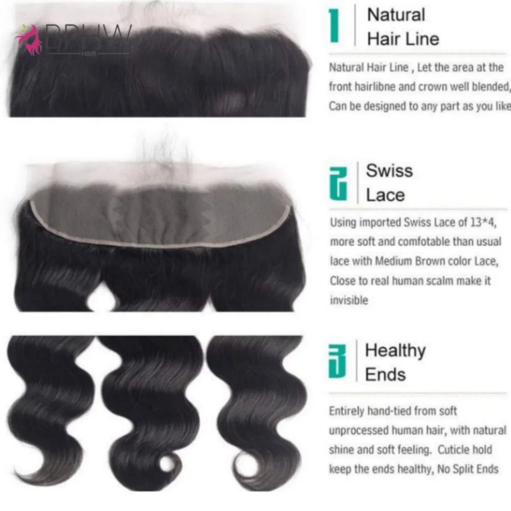 Perruque Body Wave 13x4 Lace Front