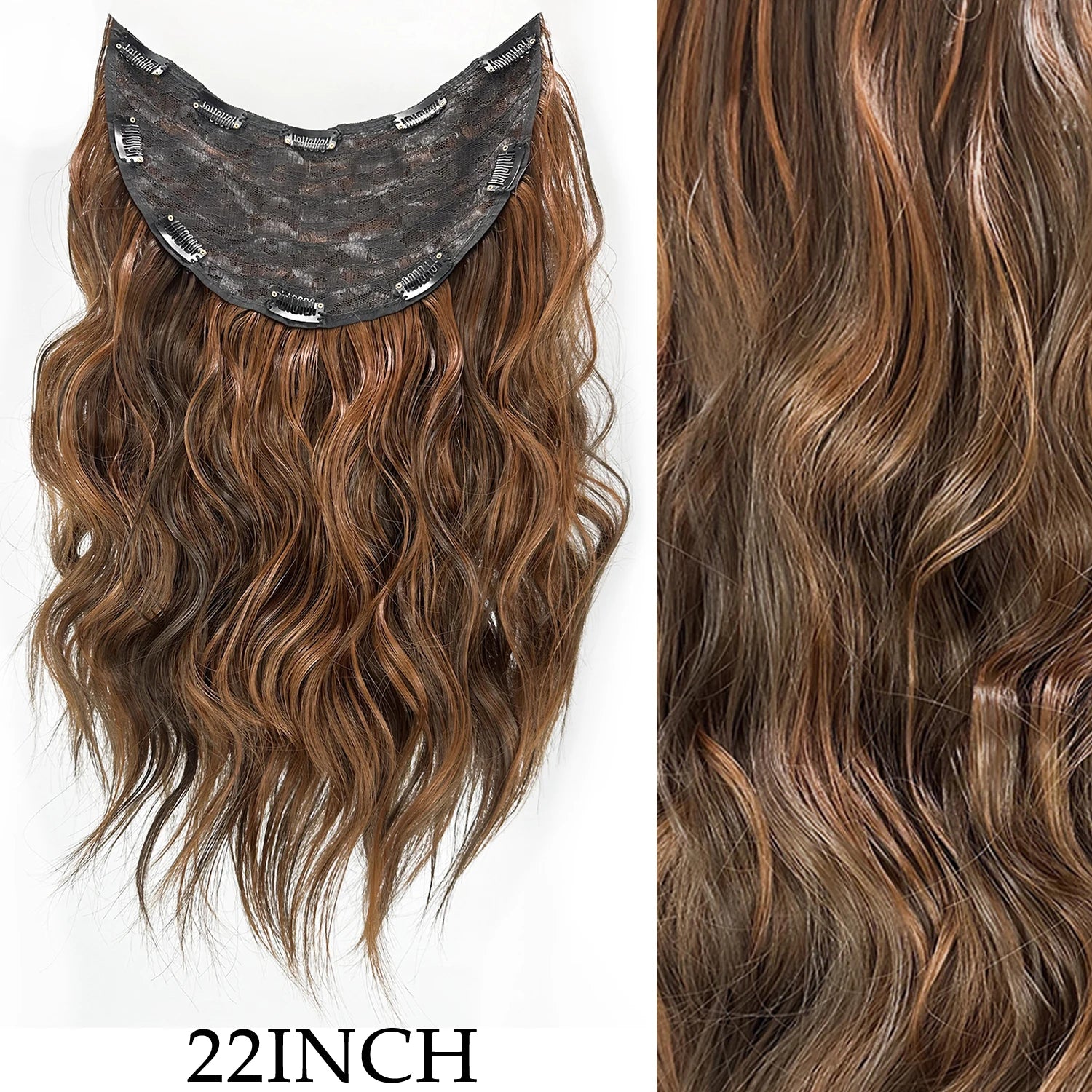 Extensions Clip 7 Pièces Lisses Noires