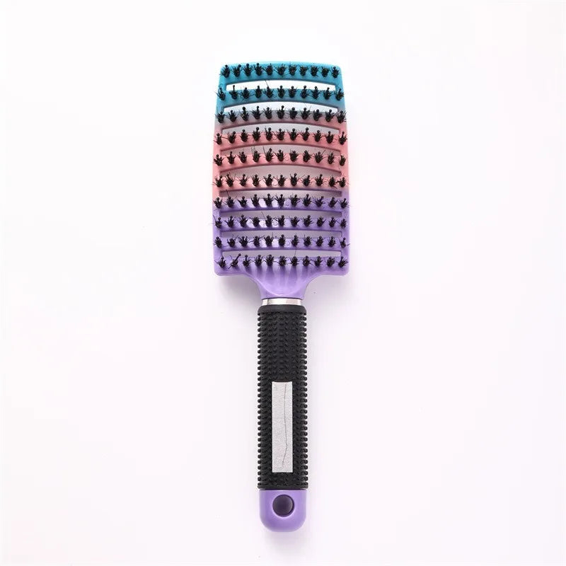 Brosse Démêlante Antistatique Cheveux Bouclés