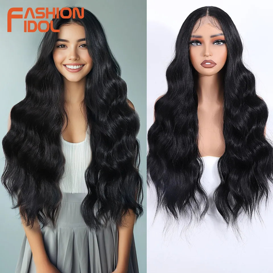 Perruque Body Wave Ombre Blonde Cosplay