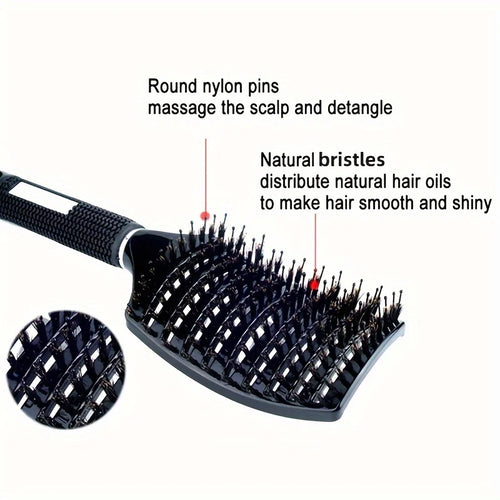Brosse Démêlante Antistatique Cheveux Bouclés