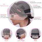 Perruque Pixie Lisse Lace Front Naturelle