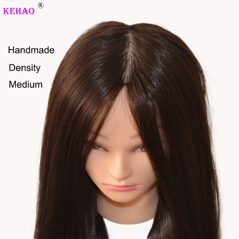 Tête d’Entraînement Coiffure Cheveux Humains