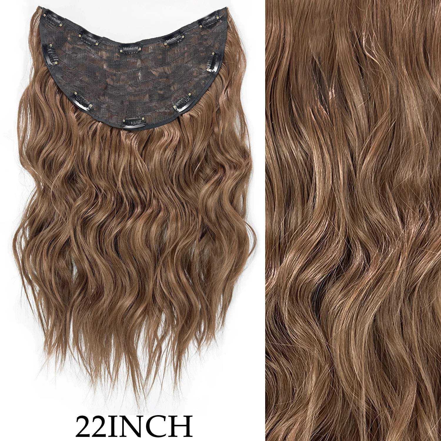 Extensions Clip 7 Pièces Lisses Noires