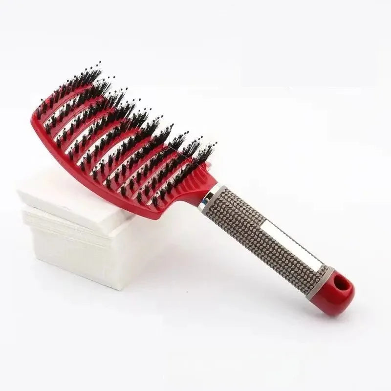 Brosse Démêlante Antistatique Cheveux Bouclés