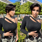 Perruque Pixie Lisse Lace Front Naturelle