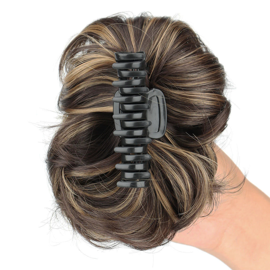Chignon Bouclé Synthétique Pince Crabe