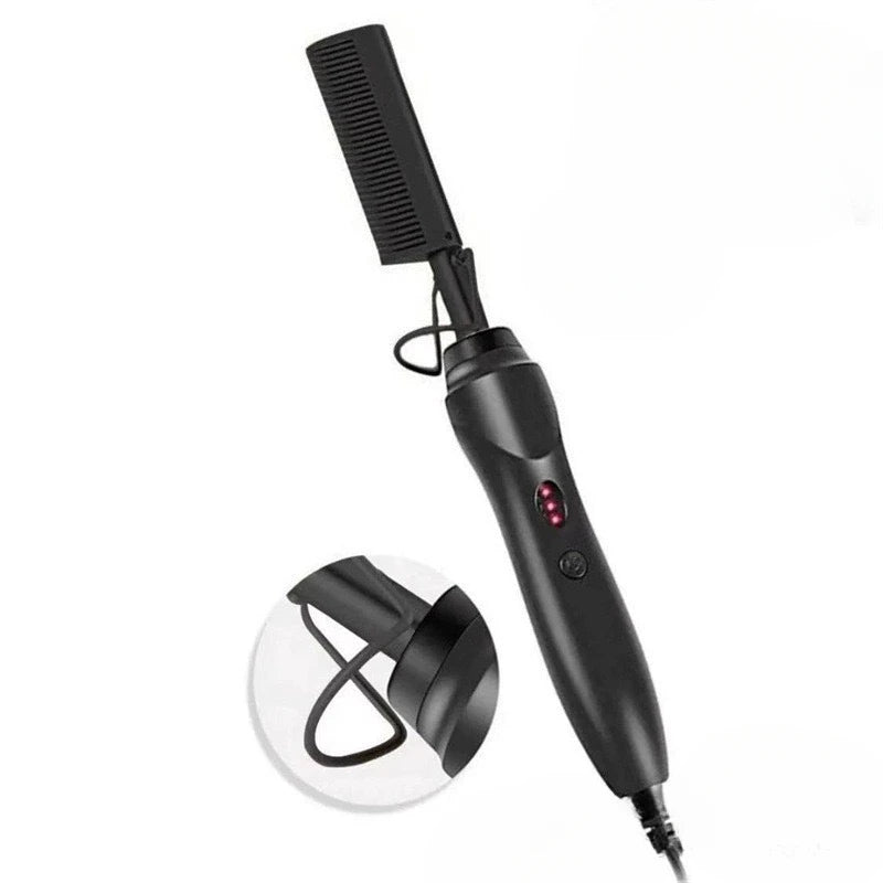 Peigne Chauffant 2 en 1 Lissant