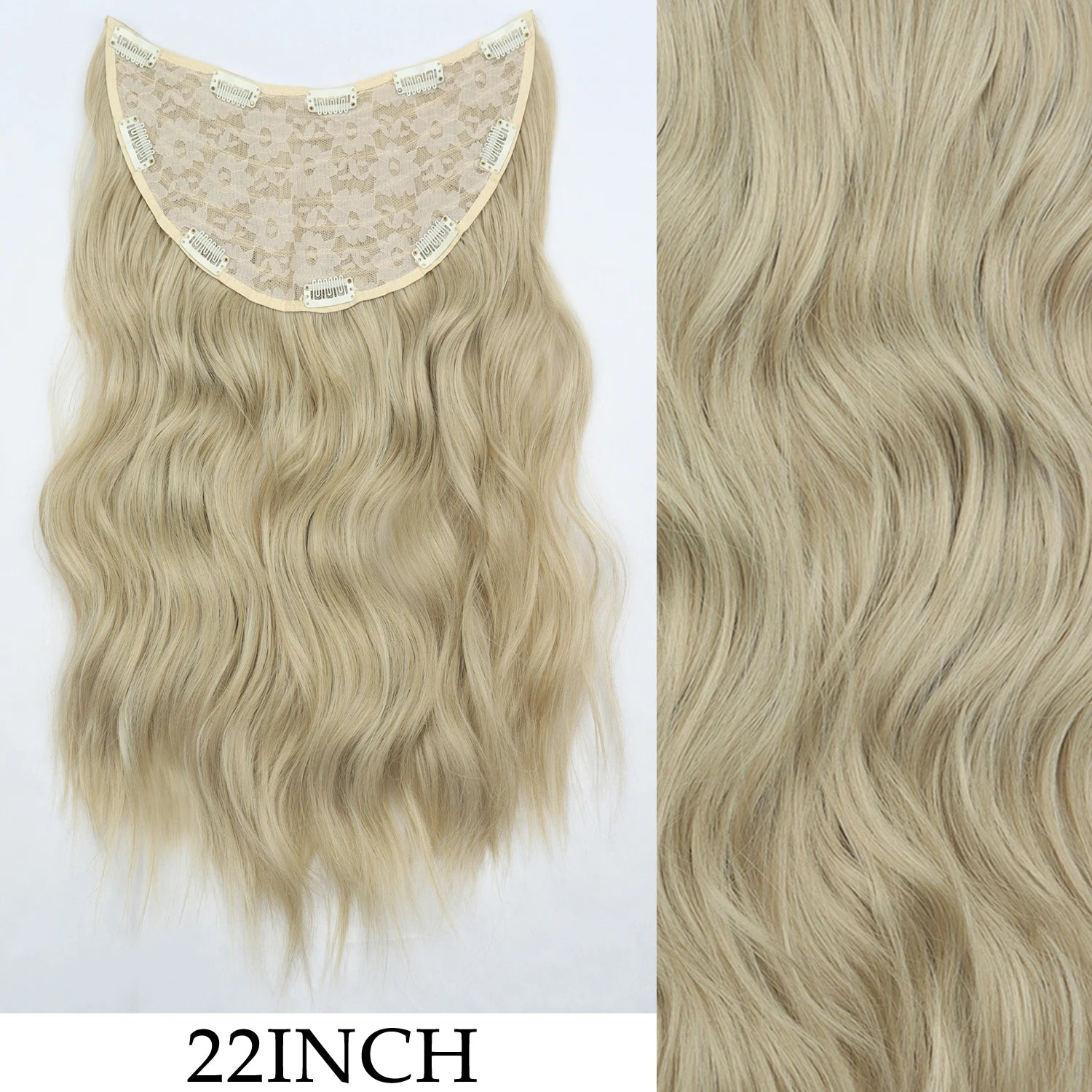 Extensions Clip 7 Pièces Lisses Noires