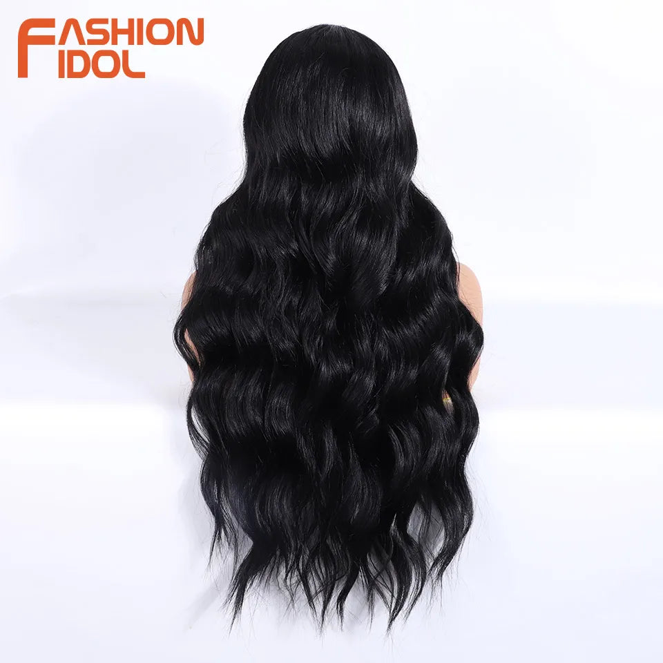 Perruque Body Wave Fibre Haute Température