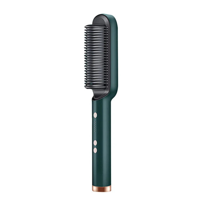 Peigne Lisseur Boucleur Chauffant Rapide