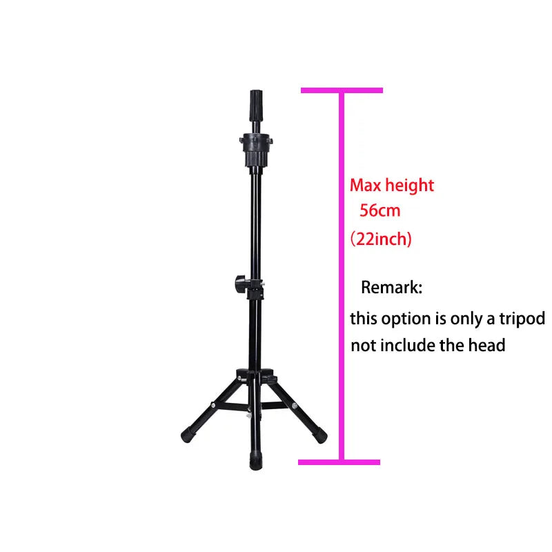 Tête d’Entraînement Coiffure Cheveux Humains