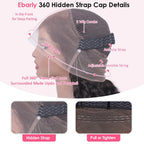 Perruque Body Wave 360 Lace Invisible