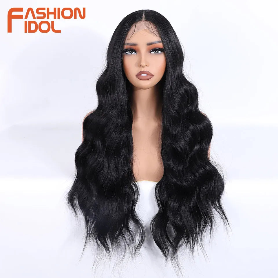 Perruque Body Wave Fibre Haute Température